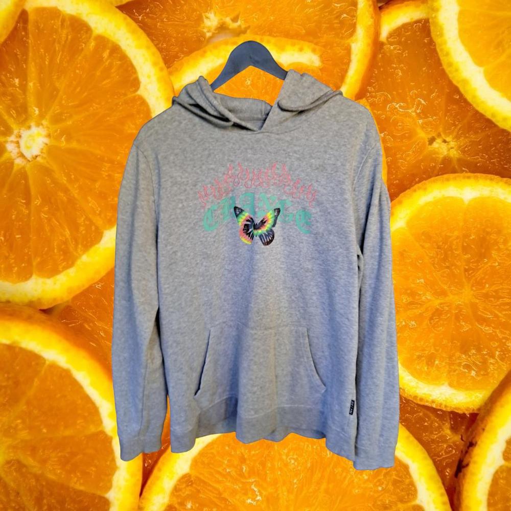 Brooklyn Cloth Change Butterfly Hooded‎ Sweatshirt Size XL